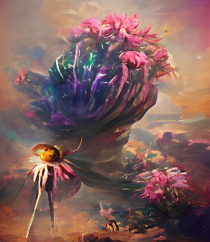 mystical alien flower